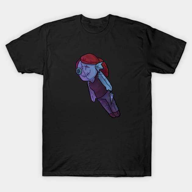 Undyne Plush T-Shirt by WiliamGlowing
